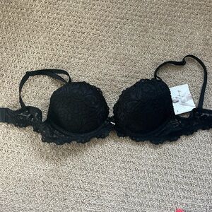 Smart & Sexy Black Lace Bra